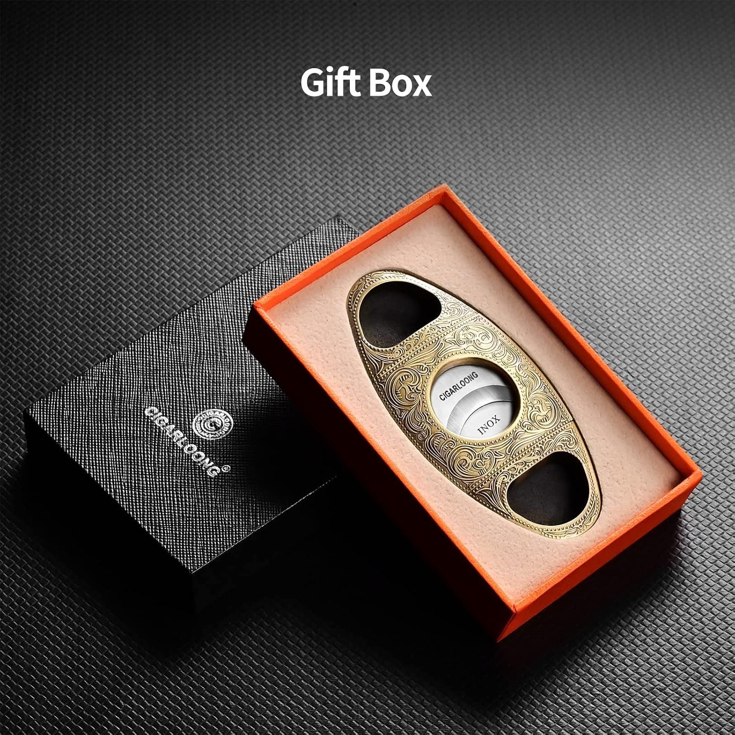 CIGARLOONG Double Blade Cigar Cutter