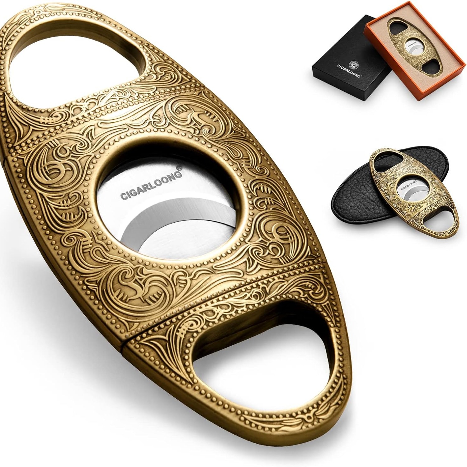 CIGARLOONG Double Blade Cigar Cutter: image 1