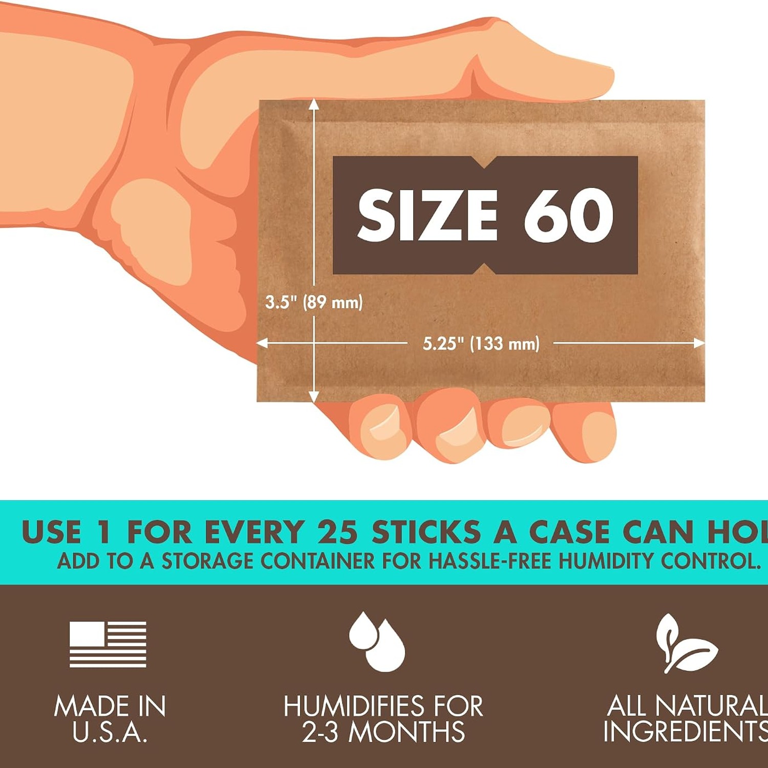 Boveda 69% Humidity Control Pack 60 g